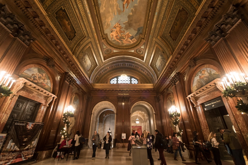 united states, art, library, chandelier, tourism, new, new york public library - stephen a. schwarzman building, large group of people, travel, built structure