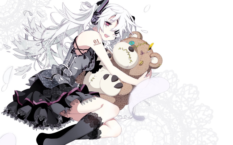 studio shot, black color, still life, variation, floral pattern, gothic, choice, large group of objects, indoors, celebration, white hair, vocaloid, textile