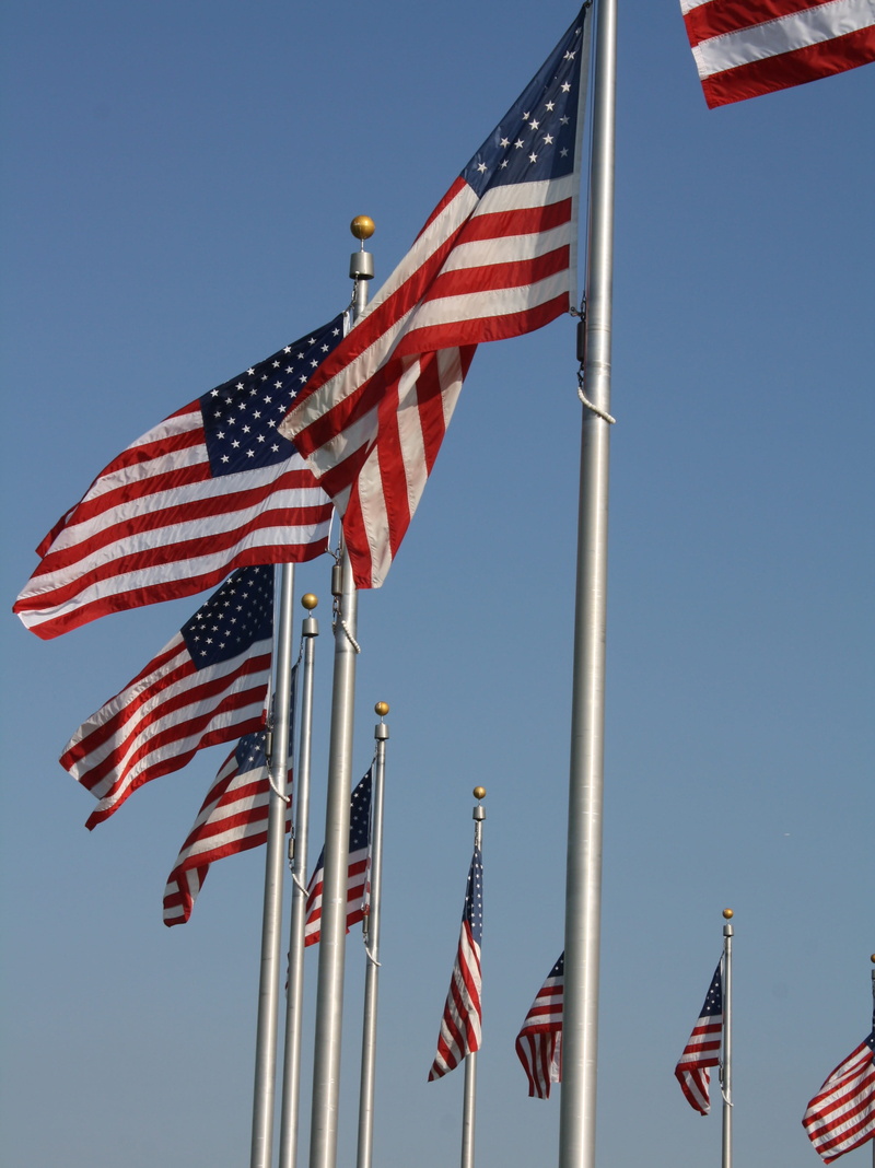 pole, independence, waving, national icon, symbolism, 2K, national, usa flag, day, sky, old glory, freedom, nature, patriotic, american flag, clear sky