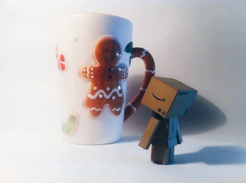 danboard, table, iphonegraphy, cup, father, container, tea cup, creativity, danbo, close-up, 2K, japangirl, gingerbread, no people, toyphotography, still life