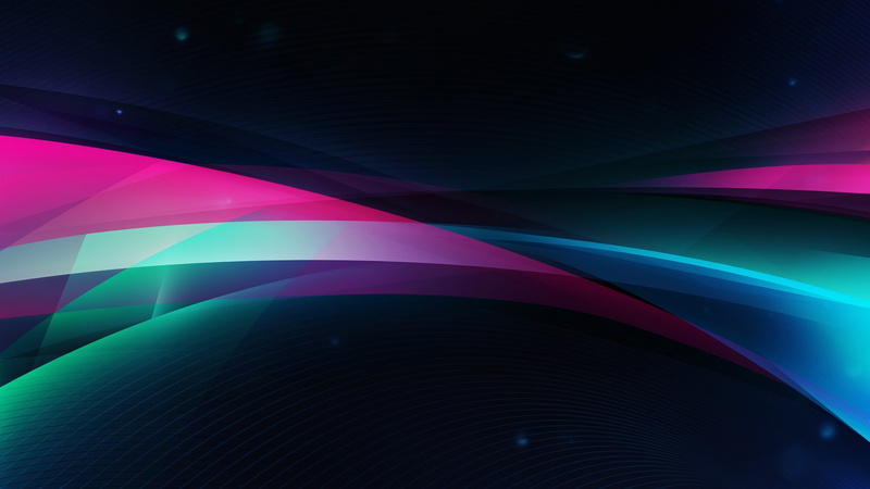 arc, shapes, blue, 1080P, abstract, digital art