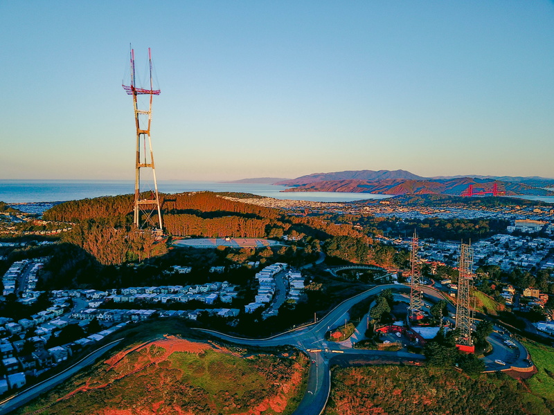 california, sky, nature, dawn, plant, tranquility, drone, built structure, dji mavic, marin, aerial, city, environment, morning, clear sky, day, copy space