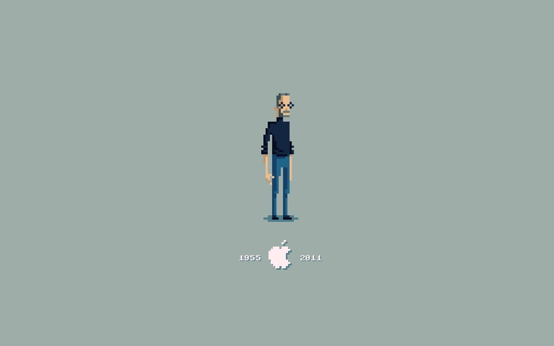 2K, Pixel, Steve Jobs, Apple, 1955, 2011