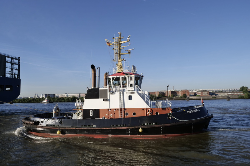 towage, water, nautical vessel, 5K, architecture, hamburg, cruise ship, transportation, shipping, ship, built structure, clear sky, tug, sky, seafaring