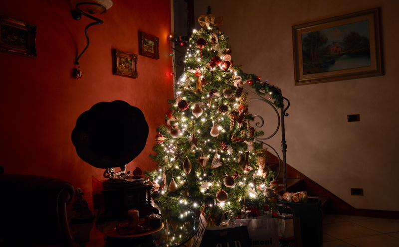 illuminated, chrismas, long exposure, home interior, no people, lights, celebration event, Christmas, christmas decoration, gift, christmas ornament, domestic room