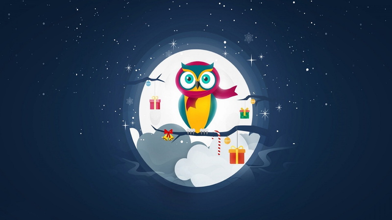 illustration, winter, draw, graphics, olw, 1080P, chrismas
