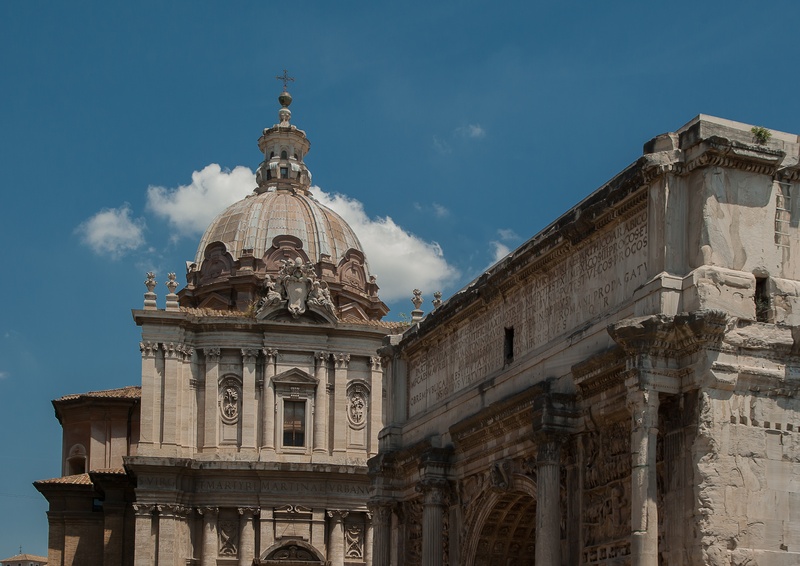 architectural column, nature, rome, sky, sculpture, ornate, no people, triumphal arch, history, spirituality, titus, dome, place of worship, building, religion