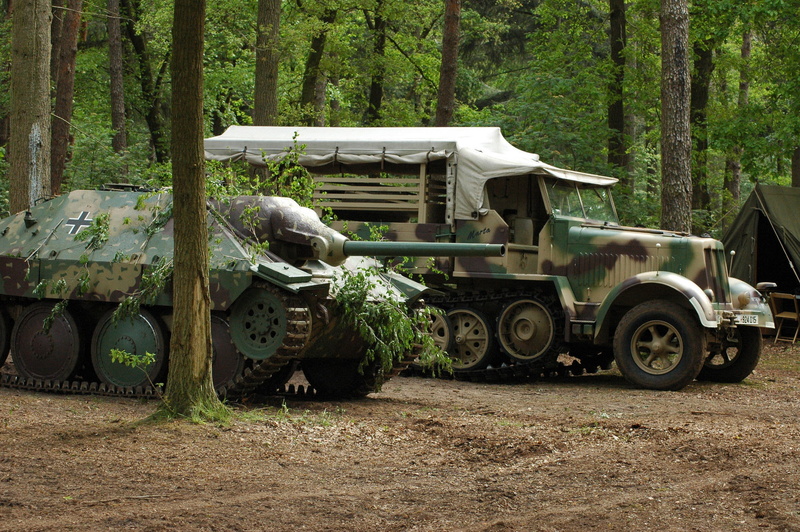 1080P, artillery, self-propelled, Hetzer, crawler, easy, " Hettser, forest, military truck, Jagdpanzer 38