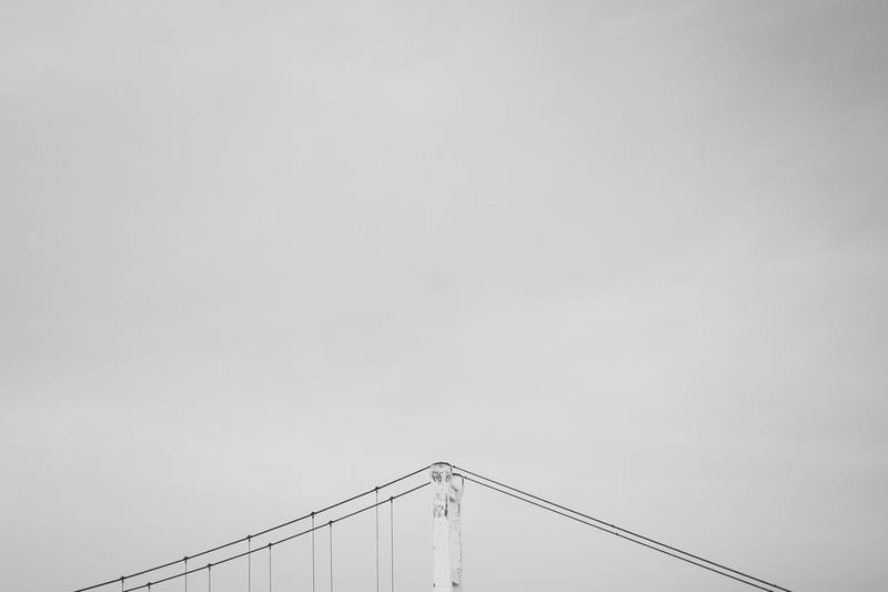 cable, cloud - sky, architecture, sky, iceland, built structure, outdoors, suspension bridge, minimalism, electricity, day, bridge, bridge - man made structure