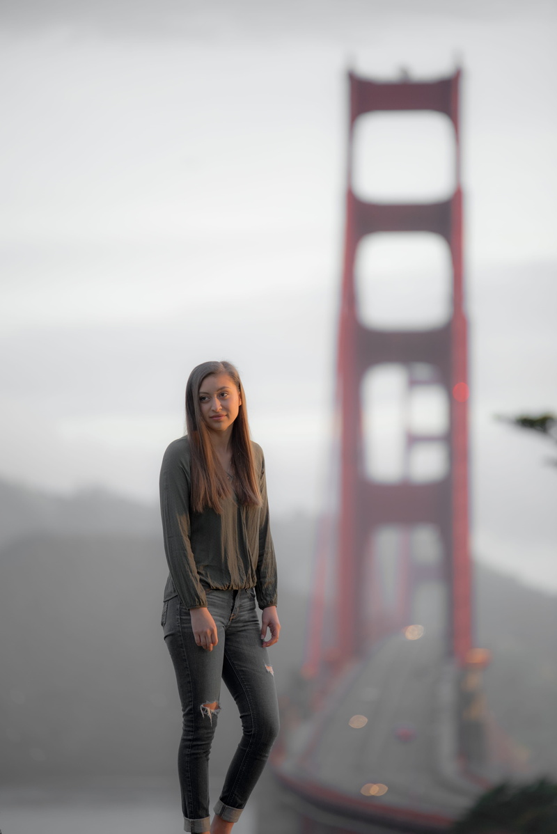 sf, young adult, girl, women, california, day, lifestyles, focus on foreground, person, color, beautiful woman, portrait, young women, sunrise, happiness