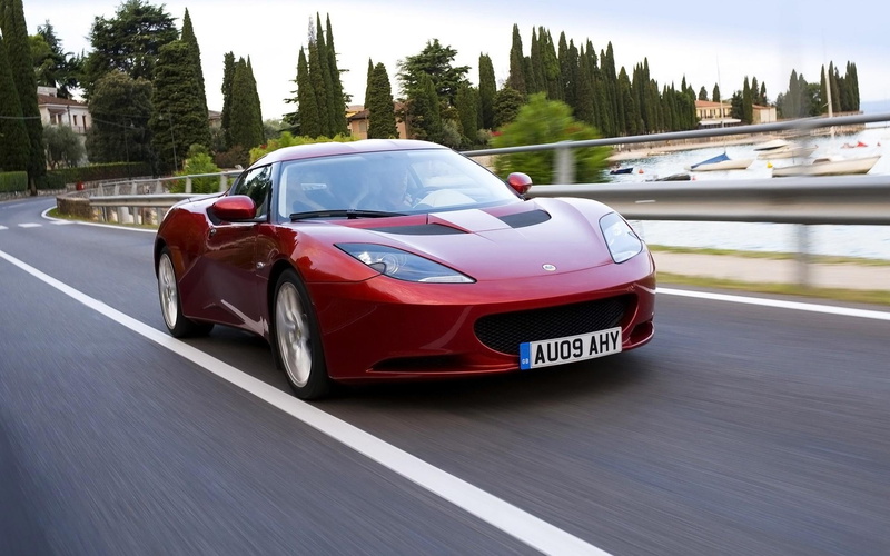 1080P, lotus, road, cars, evora, red
