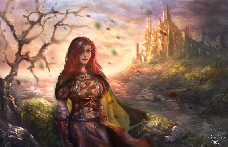 fantasy art, 1080P, Yan Kyohara