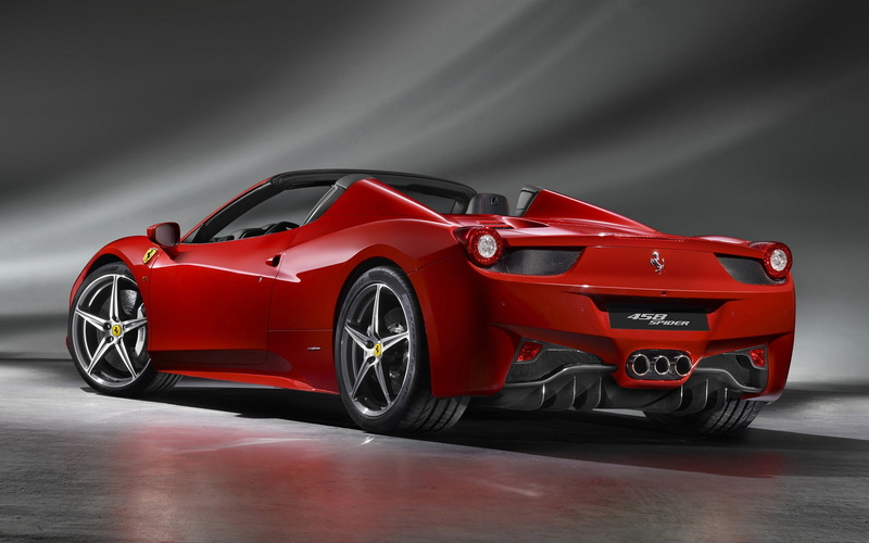 rear, Ferrari 458 Spider, 1080P, ferrari, Ferrari 458, spider