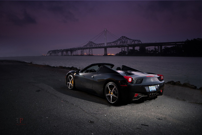 Sport Car, Ferrari, Ferrari 458 Spider, Supercar, 1080P, Black Car, Vehicle, Ferrari 458, Car