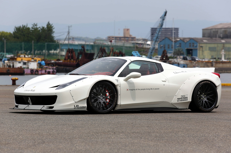Ferrari, LB Performance, 458 Spider, 4K, supercar