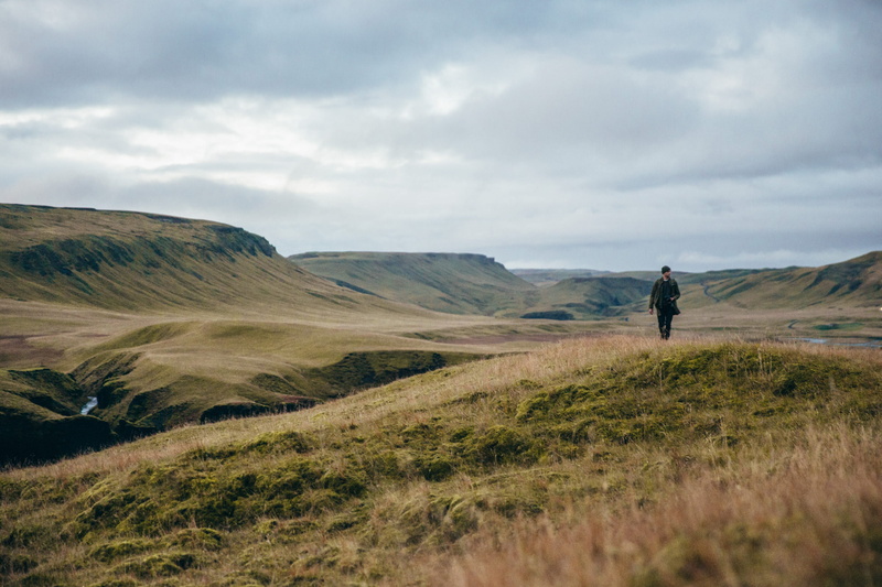 trail, Trip, Tourists, Solitude, outdoor, sightseeing, 25-30 year old, outdoors, rocky, Iceland, leisure, hiker, tranquility, sky, beauty in nature, slope