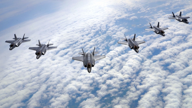1080P, family unobtrusive multifunction, UNITED STATES AIR FORCE, F-35, fighter-bombers of the fifth generation, Lockheed Martin, Lightning II