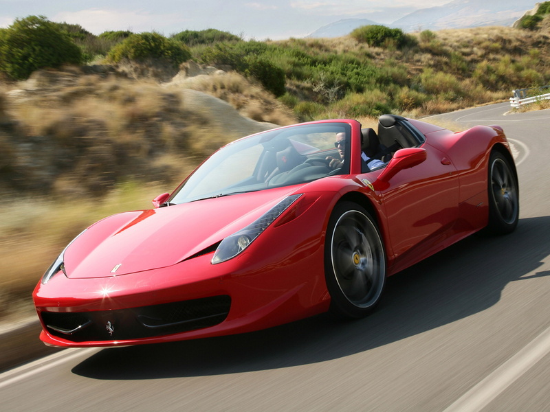 supercar, ferrari, 458, supercars, spider, 1080P, 2011