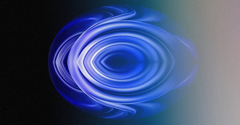 figure, fantasy, acrylic, abstraction, screensaver on your desktop, " Space eye", canvas, 2K, the dark background
