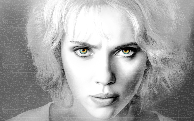 face, 2K, Selective Coloring, Lucy (movie), Scarlett Johansson