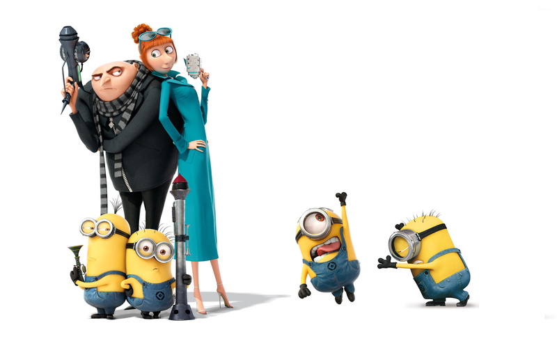 Bob (Minions), Stuart (Minions), Movie, 2K, Lucy (Despicable Me), Despicable Me 3, Gru (Despicable Me), Kevin (Minions), Minions