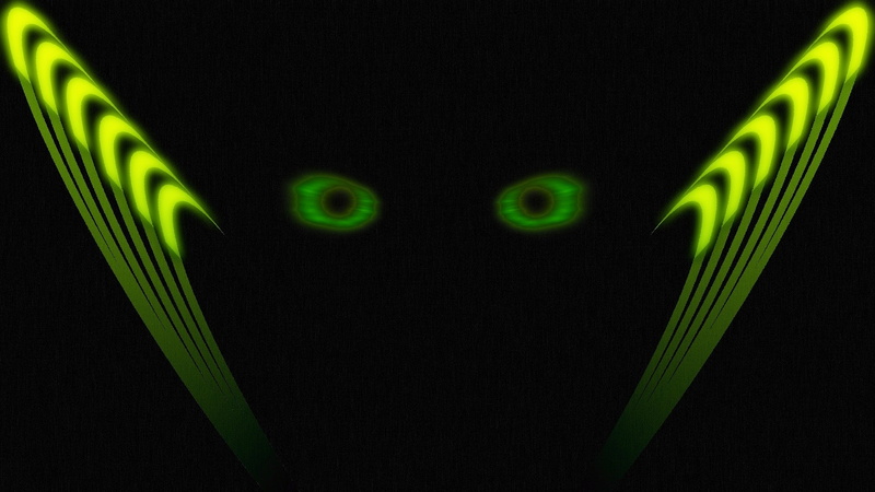 studio shot, 1080P, eyesight, sign, eyes, faded, indoors, text, lighting equipment, technology, night, close-up, communication, illuminated, western script