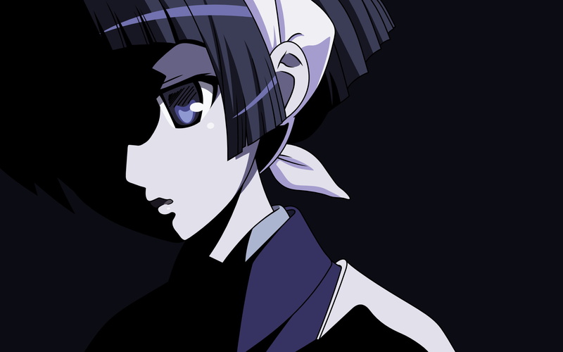black background, Maria † Holic, lifestyles, copy space, outdoors, portrait, flag, nature, men, pride, headshot, anime girls, silhouette, unrecognizable person