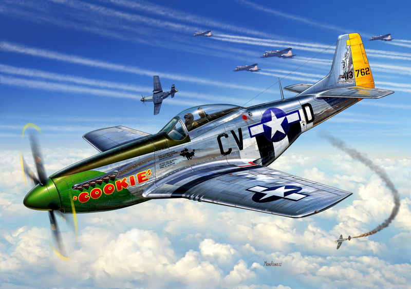 P-51D-5-NA, Lt.Johnny Gordon, 5K, 8th Air Force, 359th FG, B-17, USAAF, 368th FS