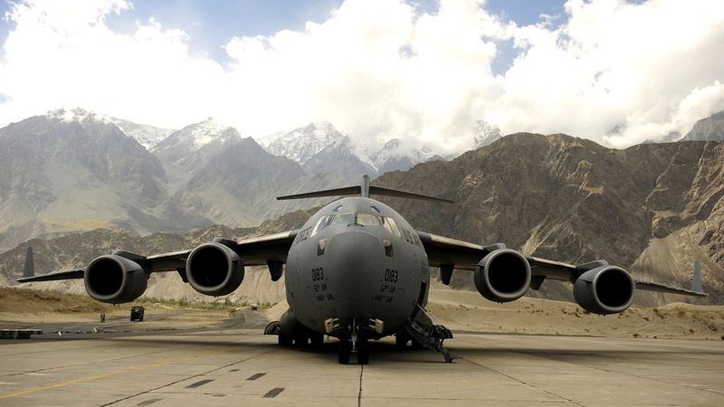 Military Transport Aircraft, 1080P, Lockheed C-5 Galaxy