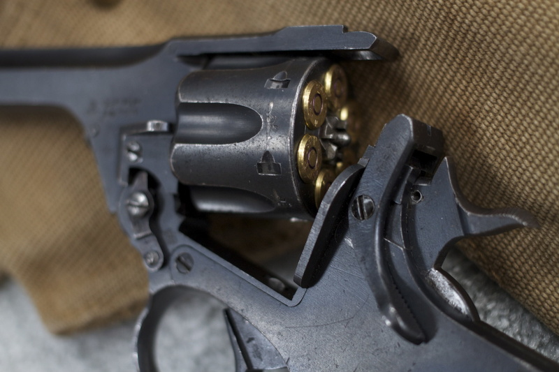 cartridges, Webley andamp; Scott, weapons, macro, revolver, 1080P
