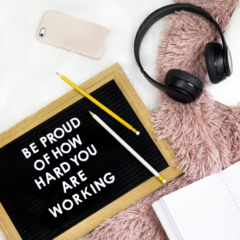 instagram, blackboard, wood - material, feminine photos, lancer, board, beauty blogger, wireless, fun, no people, music, table, still life, lance, high angle view