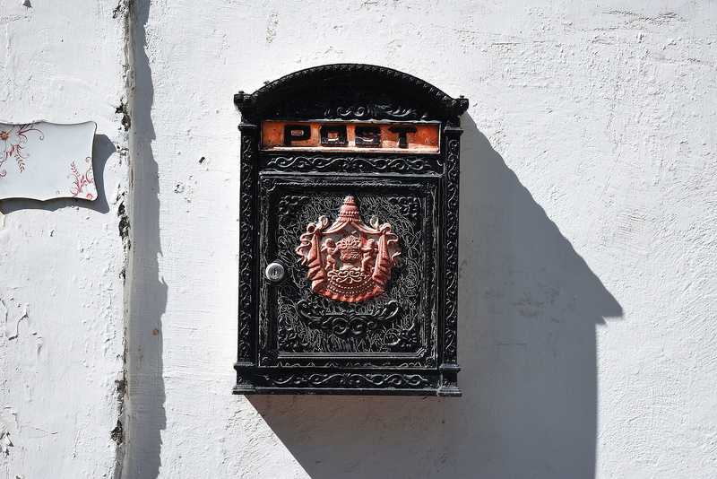 wall - building feature, postage, creativity, mail box, letterbox, architecture, antique, mail, 5K, retro, postal, communication, red, protection, built structure