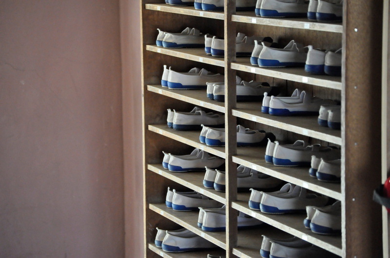 no people, building, wood - material, pair, cabinet, arrangement, container, storage compartment, footwear, rack, in a row, close-up, large group of objects