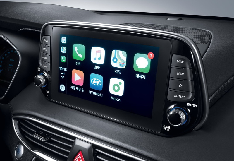 car interior, hyundai, illuminated, technology, vehicle interior, screen, no people, push button, motor vehicle, control, dashboard, transportation, car
