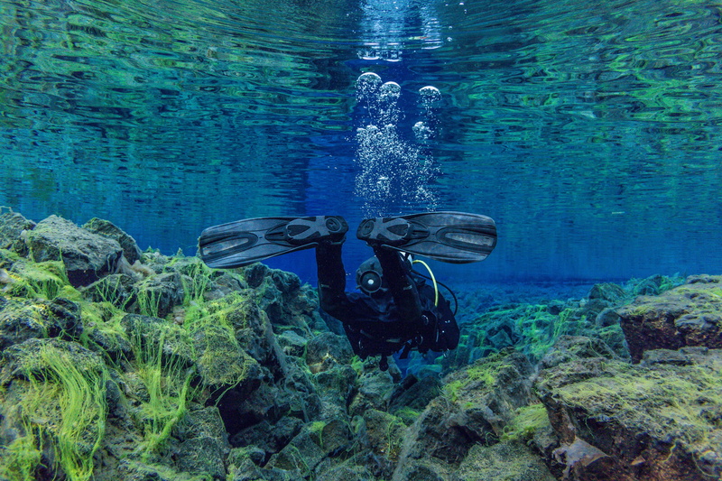 deep, volcano, ocean, door gravel, tec-diving, diving suit, diving, nature, water sports, a journey of discovery, divers, hobby, glacier water, human, animals in the wild