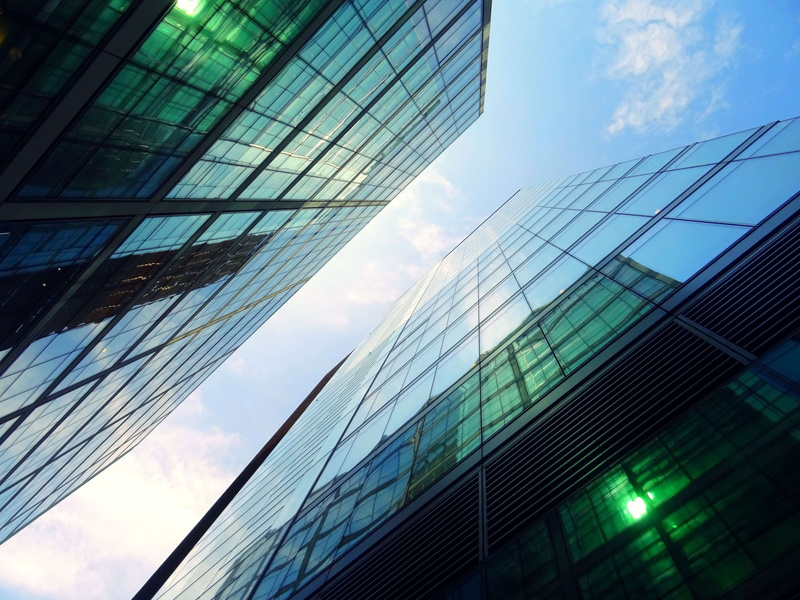 business, steel, exterior, city, building, tall - high, sky, skyscraper, architecture, tall, glass items, cloud - sky, building exterior, glass, financial district