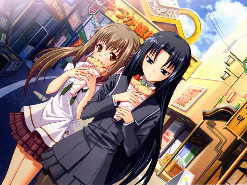 Senba Uzuki, Hatou Kei, Akai Ito, Anime, 720P