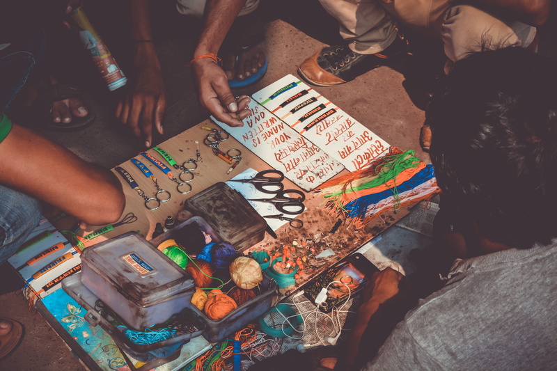 multi colored, keychains, communication, market stall, men, day, art and craft, craft, name, band, women, leisure activity, human body part, diy, real people
