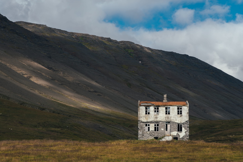 white, plant, non-urban scene, grass, dilapidated, scenics - nature, cloud - sky, brown, travel destinations, sky, environment, hill, storey, tourism, building exterior