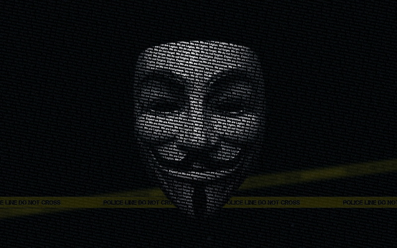 1080P, texture, cyber heroes, hacker, black background, Vendetta, cyber attack, police, mask, Resistance, ban, labels