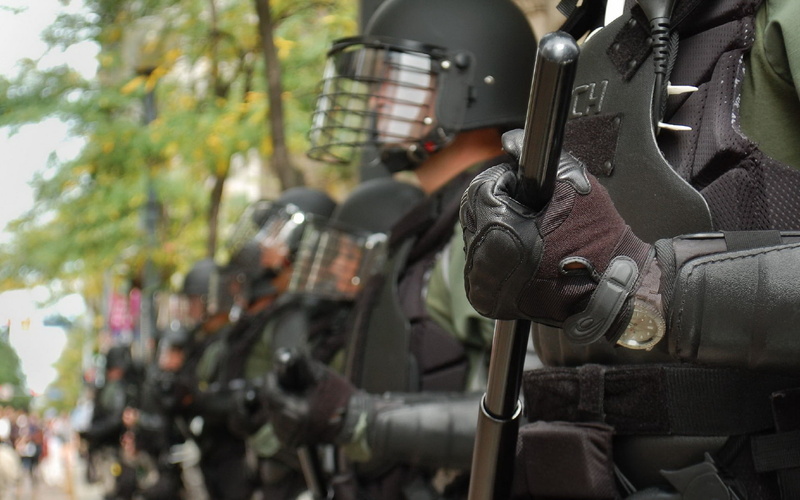 riot, anarchy, 1080P, city, baton, police