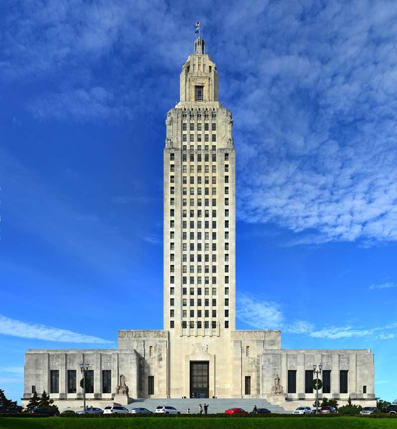 historical, cloud - sky, sky, architectural column, tall - high, blue, day, louisiana, tourism, landmark, building exterior, travel, architecture, outside