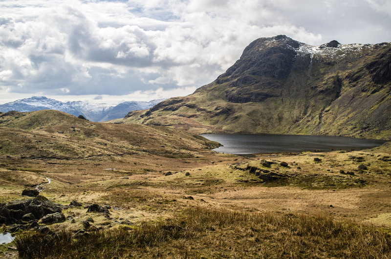 public domain, beauty In Nature, mountain Range, valley, nature, tranquility, England, cloud - Sky, plant, mountain, tarn, no People, stickle, landscape