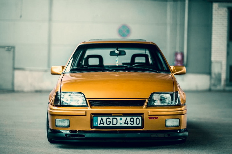 720P, Kadett, car, orange, old car, Super Boss