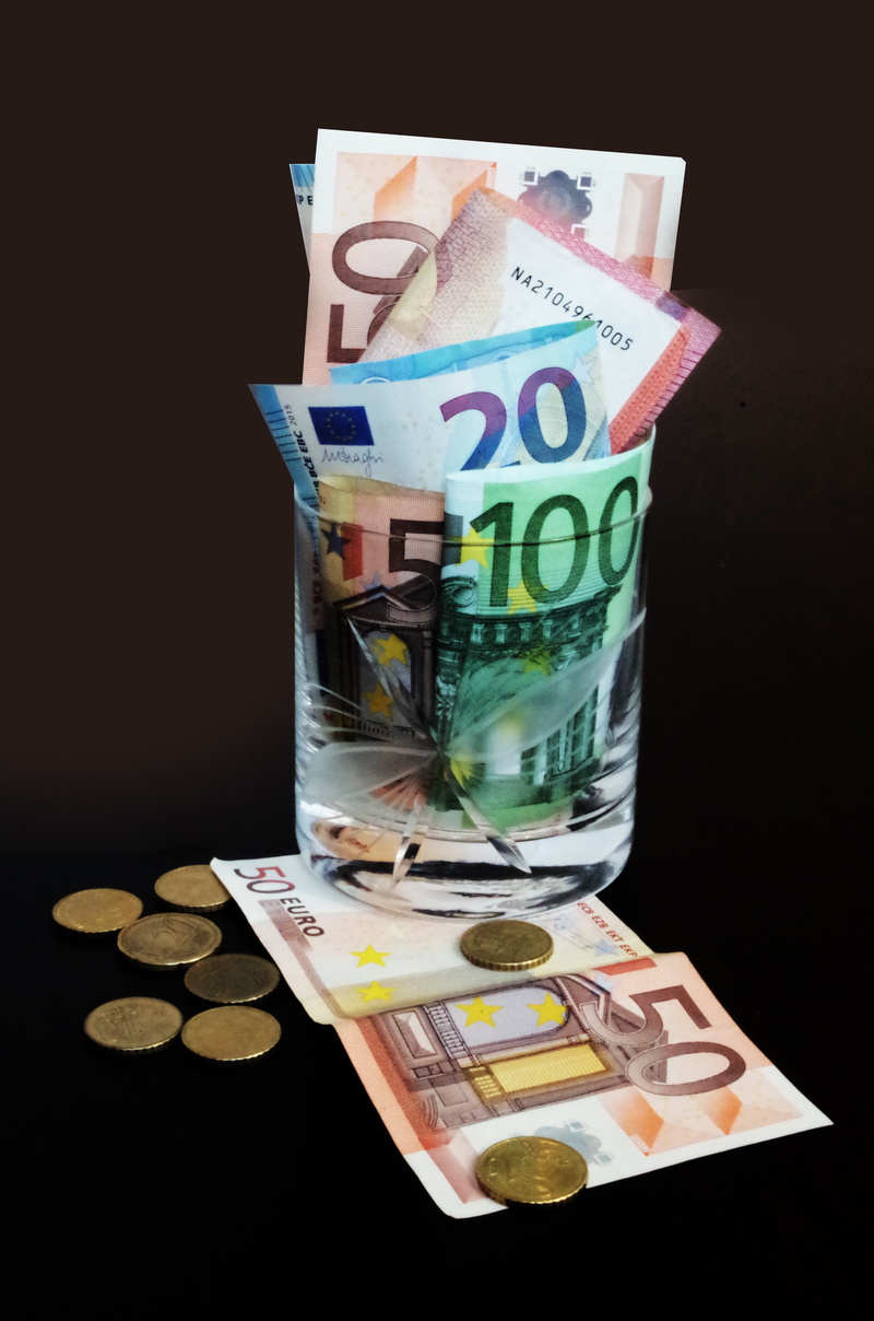 money, text, business, studio shot, european Union Currency, wealth, excess, no people, finance, investor, euros, black background, 4K, success, indoors