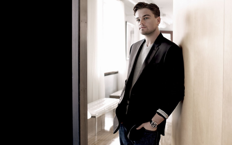 s, jacket, business person, male, actor, formalwear, young men, 1080P, looking, Leonardo DiCaprio, men, standing, businessman, watch, one person, office