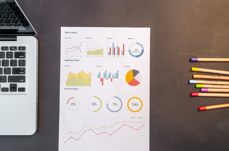 pencil, statistics, writing instrument, graph, workplace, document, pencils, wooden, black, calculator, data, still life, results, directly above, colored pencils