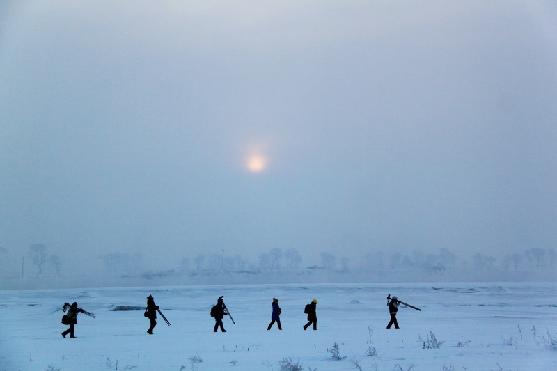 sport, 1080P, mission, unrecognizable person, environment, skiing, extreme weather, snowing, lifestyles, group, people, sky, men, winter sport, leisure activity