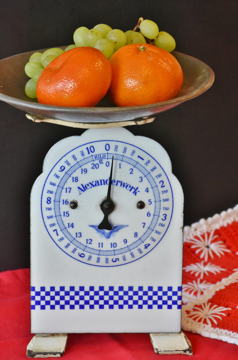 food and drink, citrus fruit, Old, Weigh, vitamins, healthy eating, Antique, sweet, floral pattern, orange color, eat, weight control, wellbeing, indoors