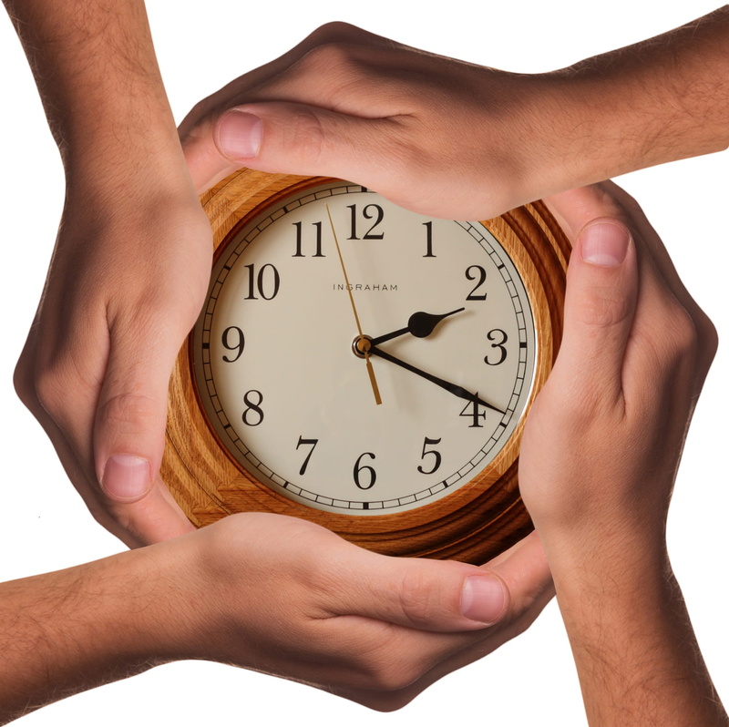 time of, past, clock hand, 1080P, transience, finger, human hand, four, hours, white background, analog, forward, life time, holding, hour hand, concept